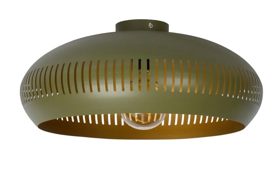 Lucide RAYCO - Plafonnière - Ø 45 cm - 1xE27 - Groen - uit